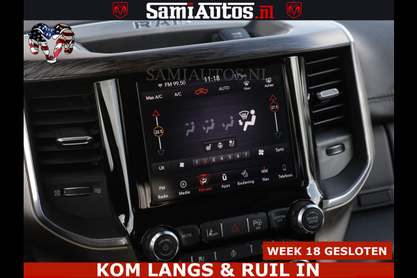 Dodge Ram BOM VOL | 5.7 V8 HEMI 402 PK | LUCHTVERING | ADAPTIVE CRUISE | PANODAK | 360 CAMERA | OPEN UITLAAT KLEP | CREW CAB | DUBBELE CABINE | 5 PERSOONS | DC |