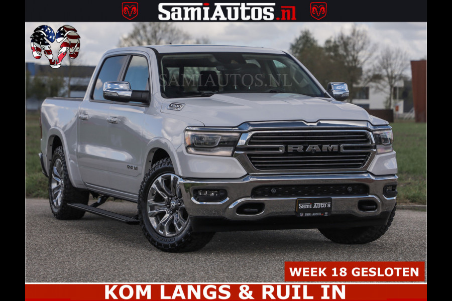 Dodge Ram BOM VOL | 5.7 V8 HEMI 402 PK | LUCHTVERING | ADAPTIVE CRUISE | PANODAK | 360 CAMERA | OPEN UITLAAT KLEP | CREW CAB | DUBBELE CABINE | 5 PERSOONS | DC |