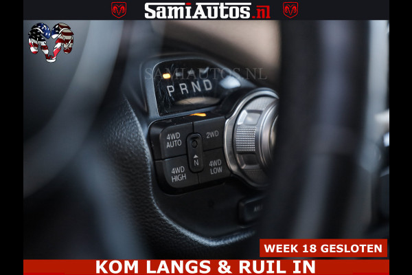 Dodge Ram BOM VOL | 5.7 V8 HEMI 402 PK | LUCHTVERING | ADAPTIVE CRUISE | PANODAK | 360 CAMERA | OPEN UITLAAT KLEP | CREW CAB | DUBBELE CABINE | 5 PERSOONS | DC |