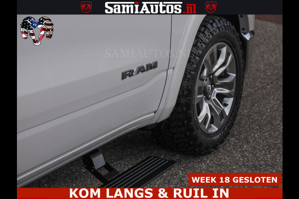 Dodge Ram BOM VOL | 5.7 V8 HEMI 402 PK | LUCHTVERING | ADAPTIVE CRUISE | PANODAK | 360 CAMERA | OPEN UITLAAT KLEP | CREW CAB | DUBBELE CABINE | 5 PERSOONS | DC |