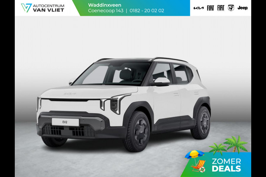 Kia EV2 Air 42.2 kWh 5p. | Uit voorraad leverbaar ! | Actieprijs * | Clima | Adapt. cruise | Navi | Dakrails | 16" | Stoel&Stuur Verwarming | Apple Carplay