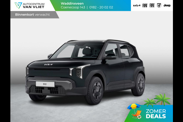 Kia EV2 Plus 42.2 kWh 4p. | Actieprijs * | Clima | Adapt. cruise | Navi | Dakrails | 18" | Stoel&Stuur Verwarming | Privacy Glass | Apple Carplay