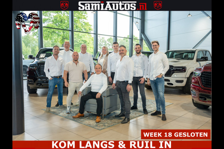 Dodge Ram V8 5.7 402PK | LARAMIE SPORT | Krachtige Hemi | Panorama Dak | 12' Scherm | LPG | Comfortabele Dubbele Cabine met Royale 5 Zitplaatsen | NIEUW EN BPM vrij | Nu Leverbaar uit Voorraad | Nr 2529 - 1277 |