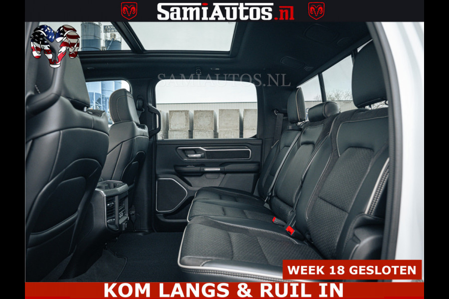 Dodge Ram V8 5.7 402PK | LARAMIE SPORT | Krachtige Hemi | Panorama Dak | 12' Scherm | LPG | Comfortabele Dubbele Cabine met Royale 5 Zitplaatsen | NIEUW EN BPM vrij | Nu Leverbaar uit Voorraad | Nr 2529 - 1277 |