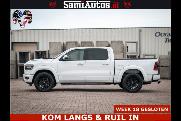 Dodge Ram V8 5.7 402PK | LARAMIE SPORT | Krachtige Hemi | Panorama Dak | 12' Scherm | LPG | Comfortabele Dubbele Cabine met Royale 5 Zitplaatsen | NIEUW EN BPM vrij | Nu Leverbaar uit Voorraad | Nr 2529 - 1277 |