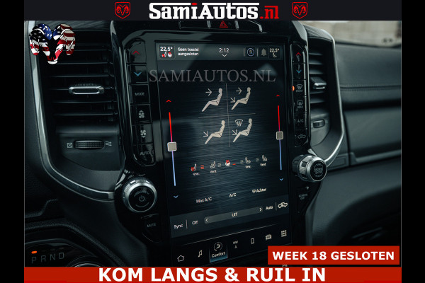 Dodge Ram V8 5.7 402PK | LARAMIE SPORT | Krachtige Hemi | Panorama Dak | 12' Scherm | LPG | Comfortabele Dubbele Cabine met Royale 5 Zitplaatsen | NIEUW EN BPM vrij | Nu Leverbaar uit Voorraad | Nr 2529 - 1277 |