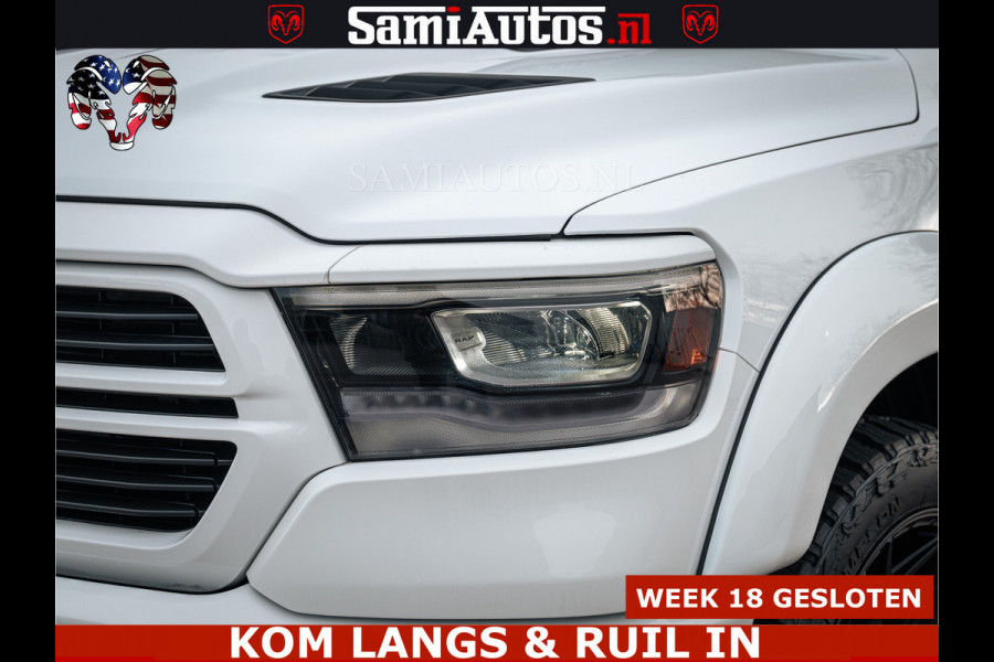 Dodge Ram V8 5.7 402PK | LARAMIE SPORT | Krachtige Hemi | Panorama Dak | 12' Scherm | LPG | Comfortabele Dubbele Cabine met Royale 5 Zitplaatsen | NIEUW EN BPM vrij | Nu Leverbaar uit Voorraad | Nr 2529 - 1277 |