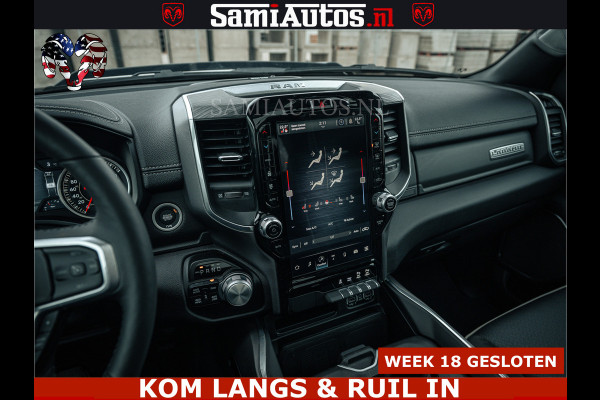 Dodge Ram V8 5.7 402PK | LARAMIE SPORT | Krachtige Hemi | Panorama Dak | 12' Scherm | LPG | Comfortabele Dubbele Cabine met Royale 5 Zitplaatsen | NIEUW EN BPM vrij | Nu Leverbaar uit Voorraad | Nr 2529 - 1277 |