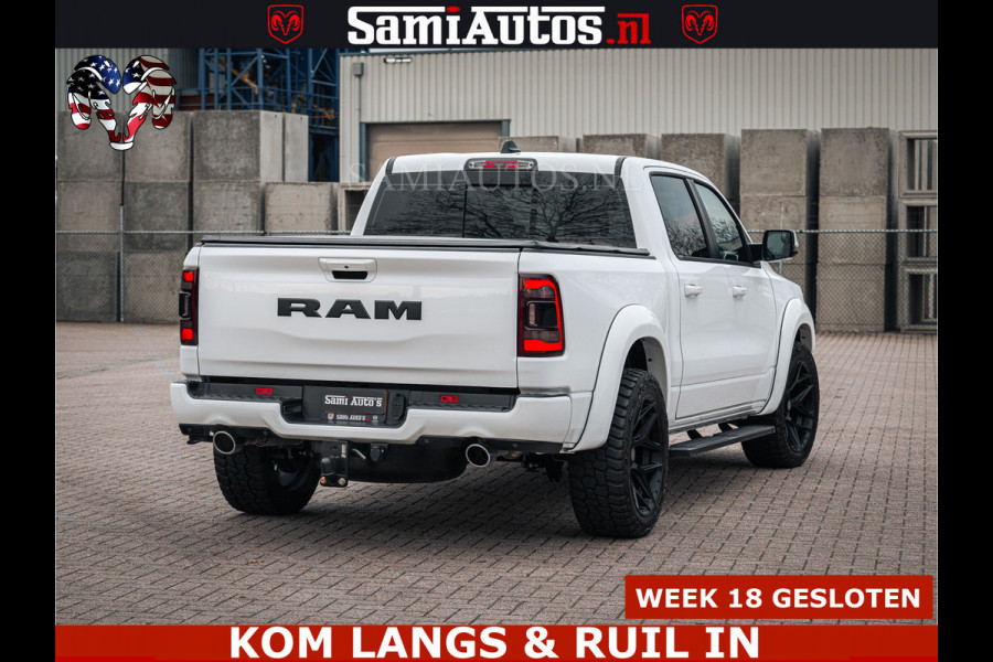 Dodge Ram V8 5.7 402PK | LARAMIE SPORT | Krachtige Hemi | Panorama Dak | 12' Scherm | LPG | Comfortabele Dubbele Cabine met Royale 5 Zitplaatsen | NIEUW EN BPM vrij | Nu Leverbaar uit Voorraad | Nr 2529 - 1277 |