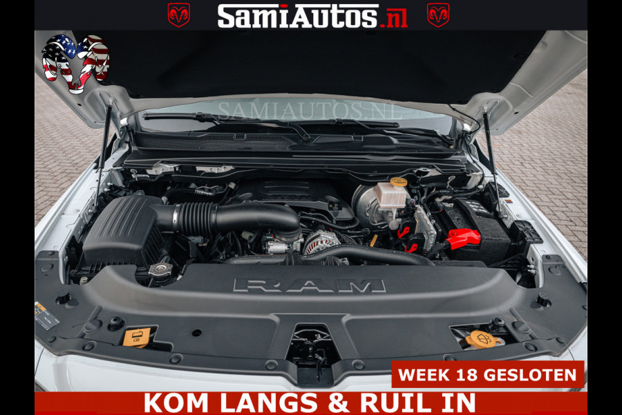 Dodge Ram V8 5.7 402PK | LARAMIE SPORT | Krachtige Hemi | Panorama Dak | 12' Scherm | LPG | Comfortabele Dubbele Cabine met Royale 5 Zitplaatsen | NIEUW EN BPM vrij | Nu Leverbaar uit Voorraad | Nr 2529 - 1277 |