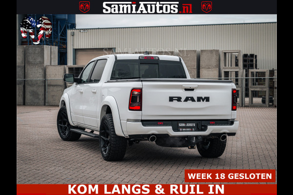 Dodge Ram V8 5.7 402PK | LARAMIE SPORT | Krachtige Hemi | Panorama Dak | 12' Scherm | LPG | Comfortabele Dubbele Cabine met Royale 5 Zitplaatsen | NIEUW EN BPM vrij | Nu Leverbaar uit Voorraad | Nr 2529 - 1277 |