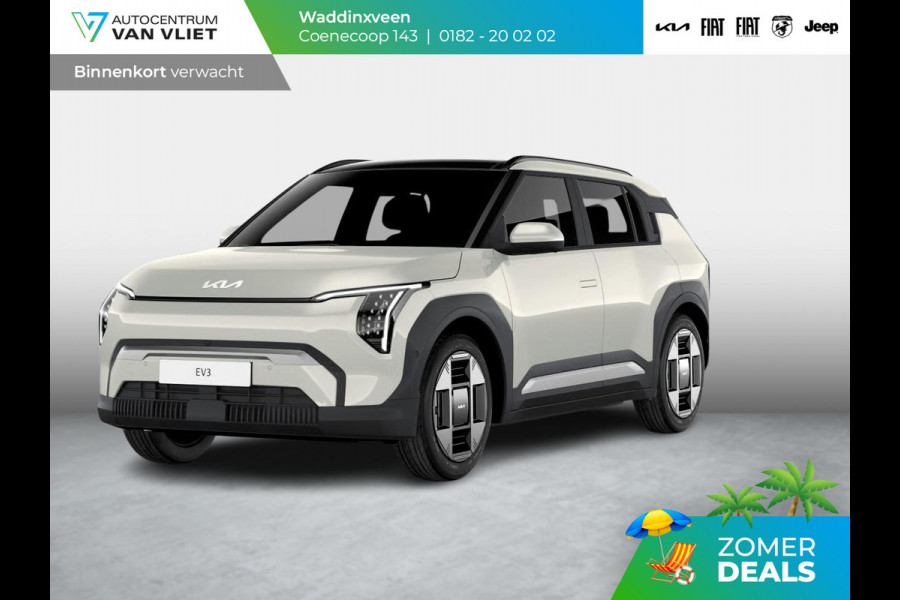 Kia EV3 Plus 81.4 kWh | Binnenkort beschikbaar | Stoel & Stuurverwarming | Apple Carplay | Adapt. Cruise | Camera | 17" | Navi
