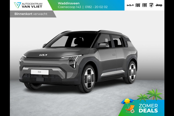Kia EV3 Plus Advanced 58.3 kWh | Navi | 19" | Adapt. Cruise | Clima | Schuif/Kanteldak | Stoel&Stuurverw. | Priv Glass | BSM | Harman Kardon