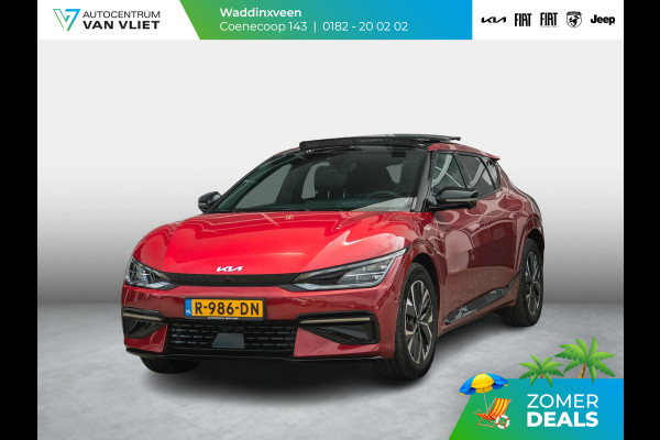 Kia Ev6 GT-Line 77.4 kWh | SOH 93,6% | Schuif/kanteldak l Stoelverwarming en stoel ventilatie l Meridian soundsysteem