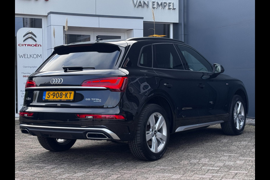 Audi Q5 55 TFSI e S edition Competition 367 PK | 2x S-Line | 98,3 % SOH | Elek. Stoelen | Stoelverwarming | Adaptive Cruise |