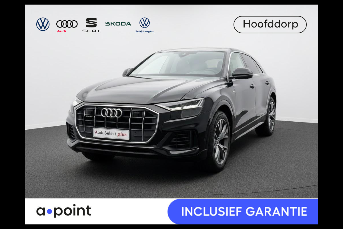 Audi Q8 55 TFSIe quattro Pro Line Plus 380pk | 99% SOH | Panoramadak | Lederen bekleding | 21 inch lichtmetalen velgen | 360 graden camera |