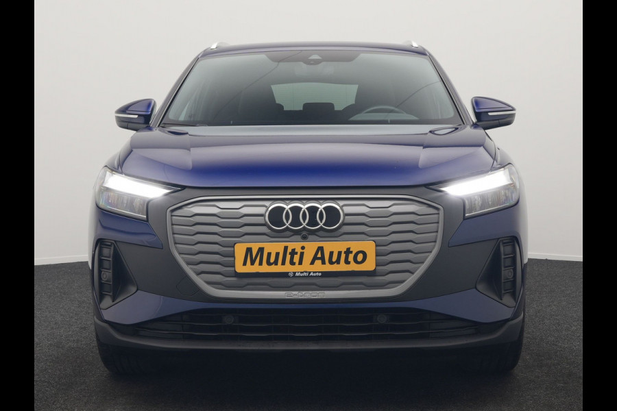 Audi Q4 e-tron 40 Advanced edition 77 kWh 204pk Dealer O.H. | S-Line Interieur | Trekhaak Af Fabriek | Adaptive Cruise | Camera | Blis | Sportstoelen Verwarmd | Apple Carplay | Navigatie | DAB |