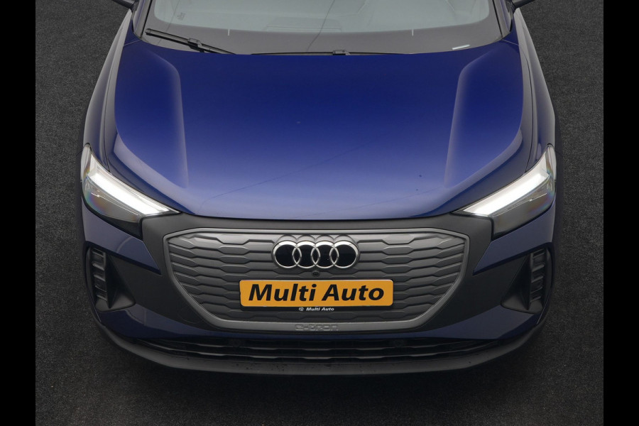 Audi Q4 e-tron 40 Advanced edition 77 kWh 204pk Dealer O.H. | S-Line Interieur | Trekhaak Af Fabriek | Adaptive Cruise | Camera | Blis | Sportstoelen Verwarmd | Apple Carplay | Navigatie | DAB |