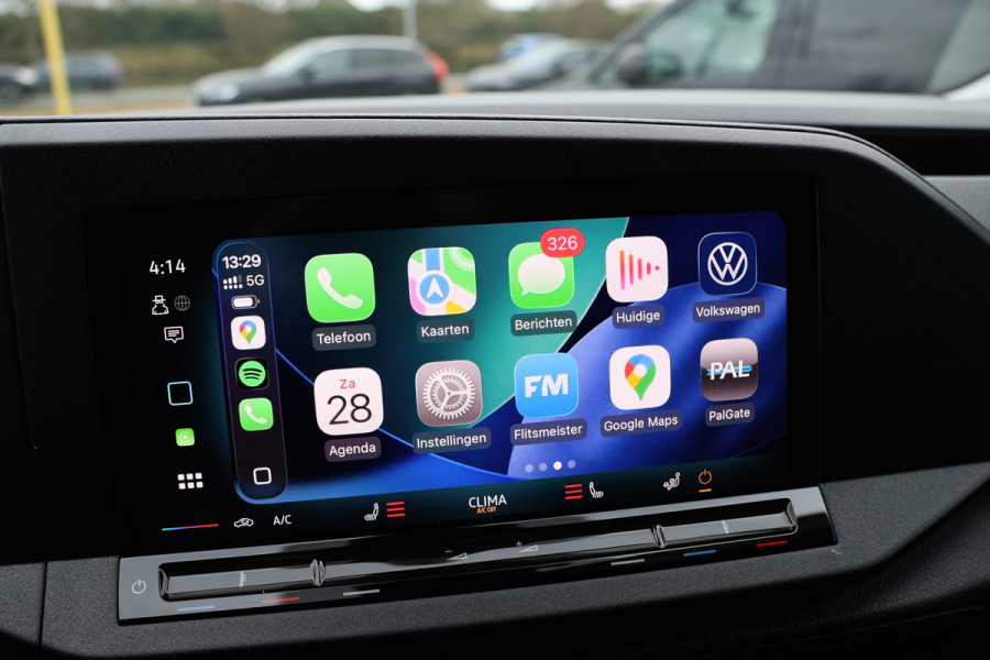 Volkswagen Caddy Cargo 2.0 TDI Style DSG | Lane Assist | Virtual Cockpit | Camera | CarPlay | Stoelverwarming | LED Koplampen | Sidebars | Spoilerkit | DAB | Fabrieksgarantie | Facelift model | BPM Vrij