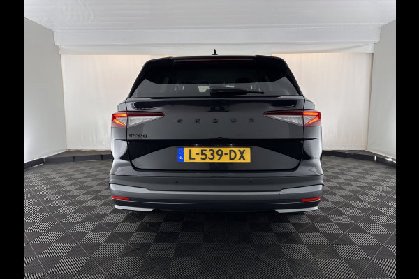 Škoda ENYAQ iV 60 [ 3-Fase ] {SOH-87%} (INCL-BTW) *LEATHER-FABRIC | FULL-LED | ADAPTIVE-CRUISE | BLINDSPOT | DIGI-COCKPIT | CAMERA | KEYLESS | NAVI-FULLMAP | AMBIENT-LIGHT | ECC | HEATED-COMFORTSEATS | DAB+ | PDC | 20''ALU*