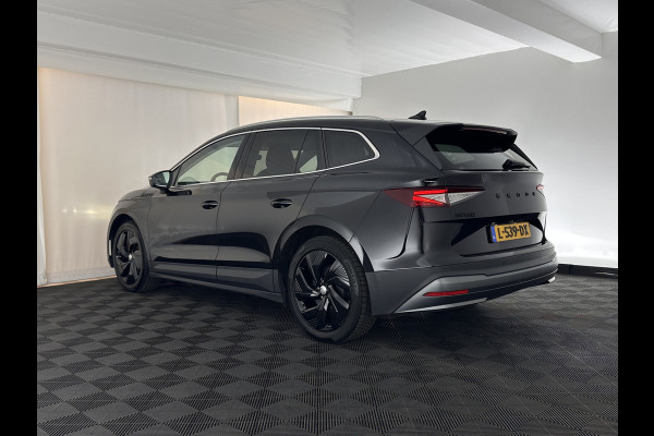 Škoda ENYAQ iV 60 [ 3-Fase ] {SOH-87%} (INCL-BTW) *LEATHER-FABRIC | FULL-LED | ADAPTIVE-CRUISE | BLINDSPOT | DIGI-COCKPIT | CAMERA | KEYLESS | NAVI-FULLMAP | AMBIENT-LIGHT | ECC | HEATED-COMFORTSEATS | DAB+ | PDC | 20''ALU*