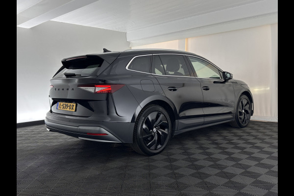 Škoda ENYAQ iV 60 [ 3-Fase ] {SOH-87%} (INCL-BTW) *LEATHER-FABRIC | FULL-LED | ADAPTIVE-CRUISE | BLINDSPOT | DIGI-COCKPIT | CAMERA | KEYLESS | NAVI-FULLMAP | AMBIENT-LIGHT | ECC | HEATED-COMFORTSEATS | DAB+ | PDC | 20''ALU*