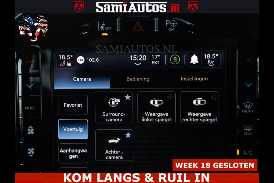 Dodge Ram BLACK OPS LIMITED 5.7 V8 4x4 | HUD | LUCHTVERING | BOM VOL | CREW CAB | DUBBELE CABINE | 5 PERSOONS | DC |