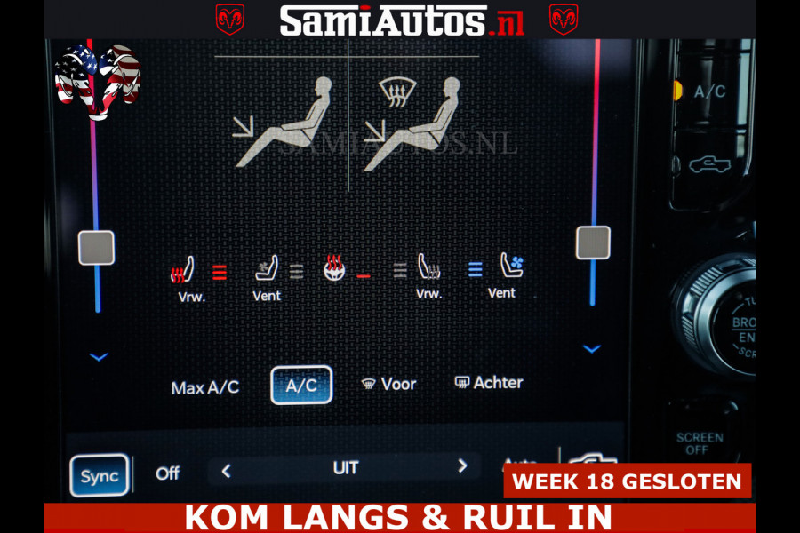 Dodge Ram BLACK OPS LIMITED 5.7 V8 4x4 | HUD | LUCHTVERING | BOM VOL | CREW CAB | DUBBELE CABINE | 5 PERSOONS | DC |