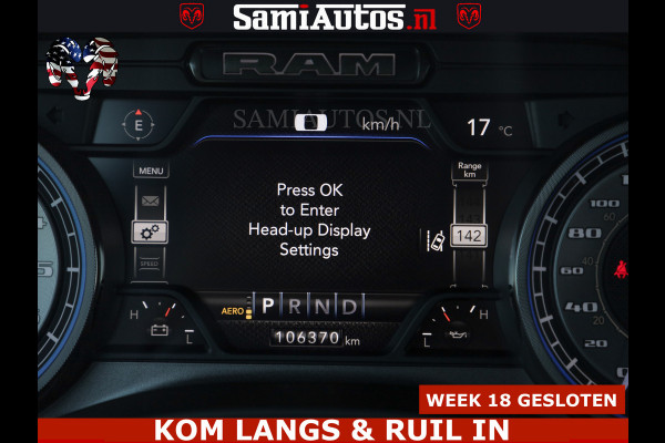 Dodge Ram BLACK OPS LIMITED 5.7 V8 4x4 | HUD | LUCHTVERING | BOM VOL | CREW CAB | DUBBELE CABINE | 5 PERSOONS | DC |