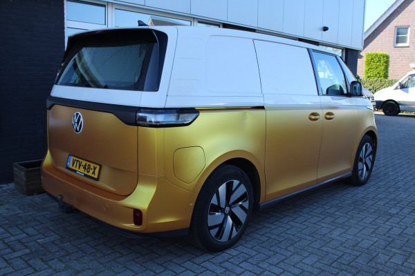 Volkswagen ID. Buzz Cargo 150KW -- 77 kWh acccu WLTP 418KM ✓ SoH 99,4% ✓ 3-zits ✓ navigatie ✓ lm velgen