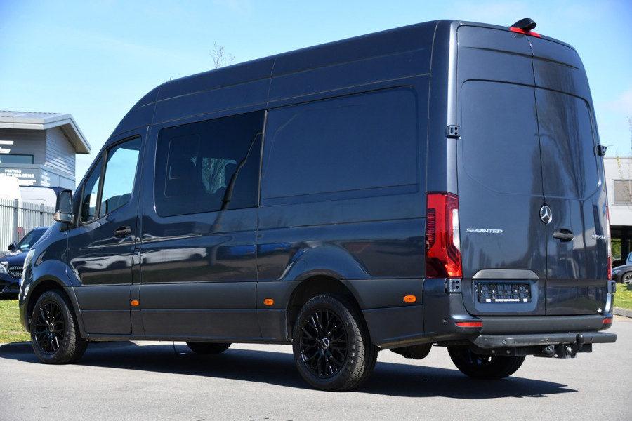 Mercedes-Benz Sprinter 319 V6 3.0 CDI L2H2 DC PB Edition Cruise, 360 Camera, Carplay, LED, 190pk, Virtual, Geveerde stoel, NAVI, Automaat, Uniek!