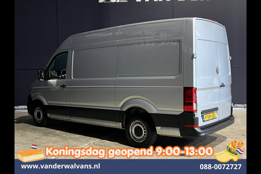 Volkswagen Crafter 2.0 TDI 140pk L3H3 L2H2 Euro6 Airco | Navigatie | Apple Carplay | Cruisecontrol Android Auto, Bijrijdersbank, 3000kg trekvermogen, zilver