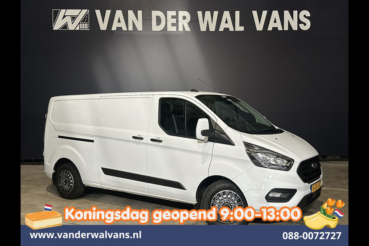 Ford Transit Custom 2.0 TDCI L2H1 Euro6 Airco | Navigatie | Apple Carplay | Cruisecontrol | Stoelverwarming LED, parkeersensoren, android auto, verwarmde voorruit, bijrijdersbank