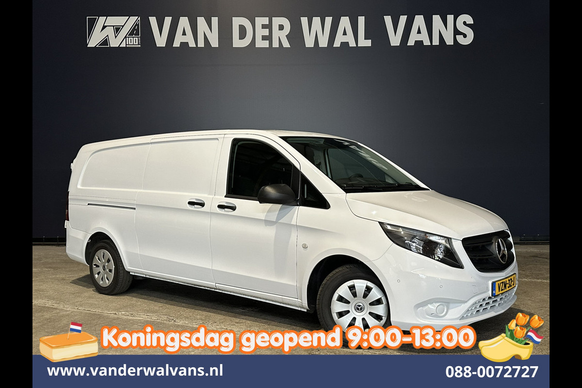 Mercedes-Benz Vito 114 CDI 136pk 9G-Tronic Automaat L3H1 Euro6 *Rijklaar direct Rijden* Airco | Camera | Apple Carplay | Android Auto Cruisecontrol, 2500kg Trekhaak, Parkeersensoren