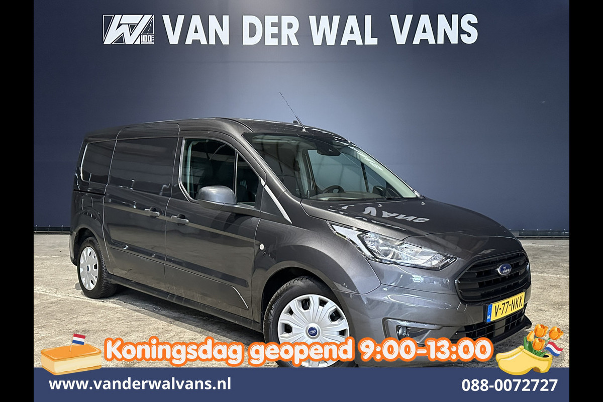 Ford Transit Connect 1.5 EcoBlue 100pk L2H1 Euro6 Airco | 3-Zits | Camera | Navigatie | Verwarmde voorruit Parkeersensoren, Bijrijdersbank