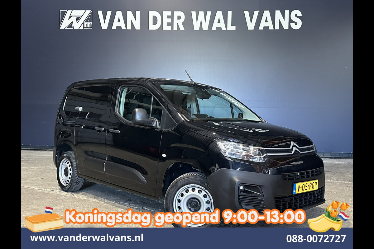 Citroën Berlingo 1.5 BlueHDI 131pk Automaat L1H1 Euro6 Airco | 3-Zits | Navigatie | Camera | Apple Carplay Android Auto, Cruisecontrol, Parkeersensoren, Bijrijdersbank