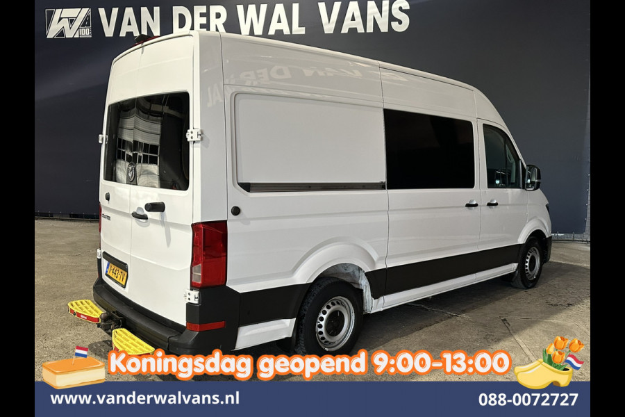 Volkswagen Crafter 2.0 TDI 141pk L3H3 L2H2 Inrichting Euro6 Airco | Camera | Apple Carplay | 3000kg Trekhaak | Cruisecontrol Android Auto, Chauffeursstoel, Parkeersensoren