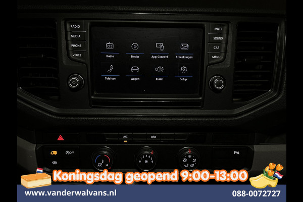 Volkswagen Crafter 2.0 TDI 141pk L3H3 L2H2 Inrichting Euro6 Airco | Camera | Apple Carplay | 3000kg Trekhaak | Cruisecontrol Android Auto, Chauffeursstoel, Parkeersensoren