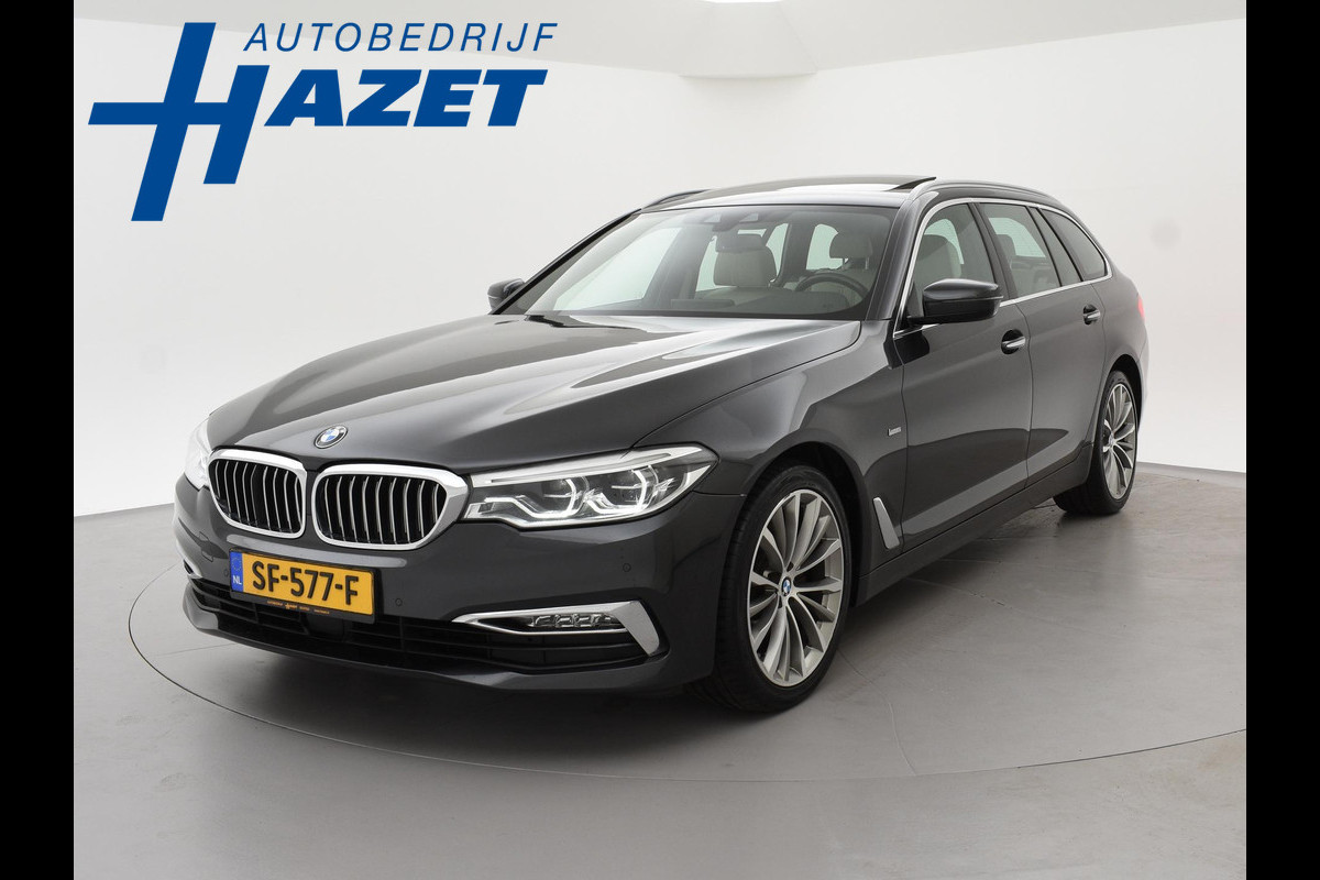 BMW 5 Serie Touring 520i H.E. 184 PK AUT. LUXURY LINE + COMFORTZETELS | AFN. TREKHAAK | PANORAMA | LIVE COCKPIT | ADAPTIVE CRUISE