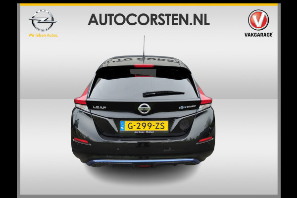 Nissan Leaf e+ Tekna 62kWh 218pk LEER Apple Carplay Android Auto Cruise control adaptief 360°Camera Navi Ecc Stoel+Stuurverwarming Keyless D Dodehoek detector Rijstrooksensor met correctie Uitparkeer waarschuwing Verkeersbord detectie Bluetooth Privacy Glas Lmv 17" Grootste Accu Grootste Actieradius Hoogste vermogen 218pk !