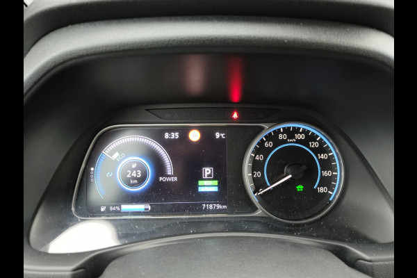 Nissan Leaf e+ Tekna 62kWh 218pk LEER Apple Carplay Android Auto Cruise control adaptief 360°Camera Navi Ecc Stoel+Stuurverwarming Keyless D Dodehoek detector Rijstrooksensor met correctie Uitparkeer waarschuwing Verkeersbord detectie Bluetooth Privacy Glas Lmv 17" Grootste Accu Grootste Actieradius Hoogste vermogen 218pk !