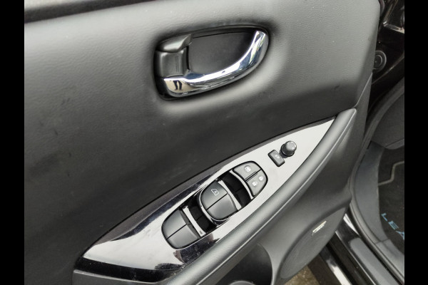 Nissan Leaf e+ Tekna 62kWh 218pk LEER Apple Carplay Android Auto Cruise control adaptief 360°Camera Navi Ecc Stoel+Stuurverwarming Keyless D Dodehoek detector Rijstrooksensor met correctie Uitparkeer waarschuwing Verkeersbord detectie Bluetooth Privacy Glas Lmv 17" Grootste Accu Grootste Actieradius Hoogste vermogen 218pk !