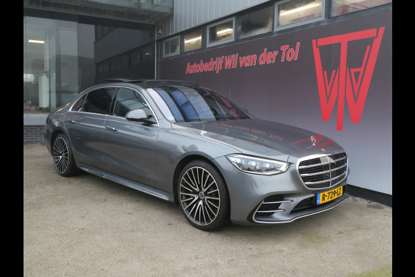 Mercedes-Benz S-Klasse 580 e LANG | AMG | PANO | SOFTCLOSE | NL-AUTO | MASSAGE | 3D DISPLAY | LUCHTVERING!!
