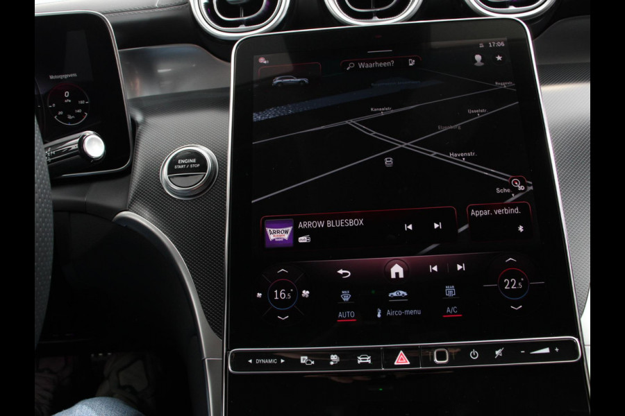 Mercedes-Benz GLC 300e 4MATIC AMG Line Navigatie Cruise Control Parkeersensoren Stoelverwarming Matrix LED-koplampen Virtual Cockpit Surround-systeem Burmester Inductielader