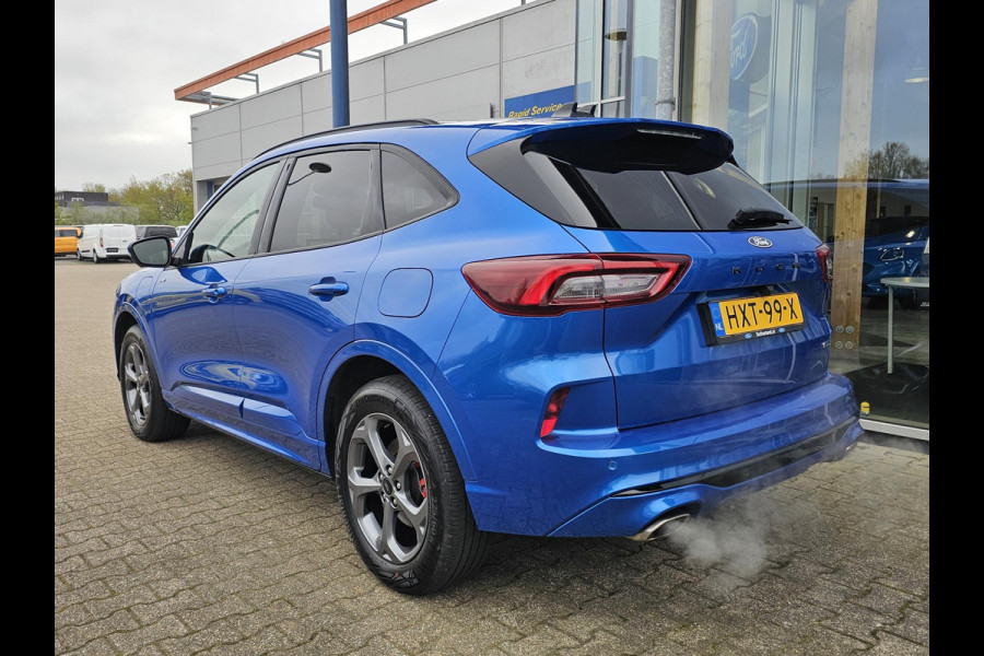 Ford Kuga 2.5 PHEV ST-Line X | Orig. NL Auto | Desert Island Blue | Winterpack | elektrische bedienbare achterklep | Full led | Adaptive cruise | Automatisch inparkeren etc.