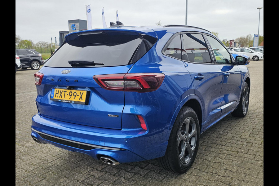 Ford Kuga 2.5 PHEV ST-Line X | Orig. NL Auto | Desert Island Blue | Winterpack | elektrische bedienbare achterklep | Full led | Adaptive cruise | Automatisch inparkeren etc.
