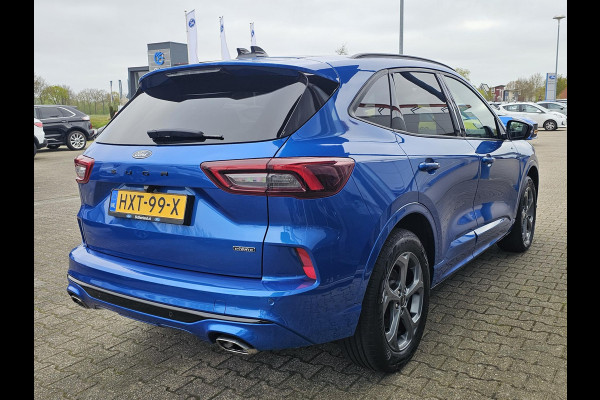 Ford Kuga 2.5 PHEV ST-Line X | Orig. NL Auto | Desert Island Blue | Winterpack | elektrische bedienbare achterklep | Full led | Adaptive cruise | Automatisch inparkeren etc.