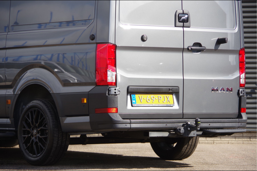 MAN TGE 3.180 35 2.0 L3H2 177PK AUT. LED, TREKHAAK, GEV. ERGO ACTIVE STOEL, STANDKACHEL, STOELVERWARMING, STUURVERWARMING, VOORRUIT VERW