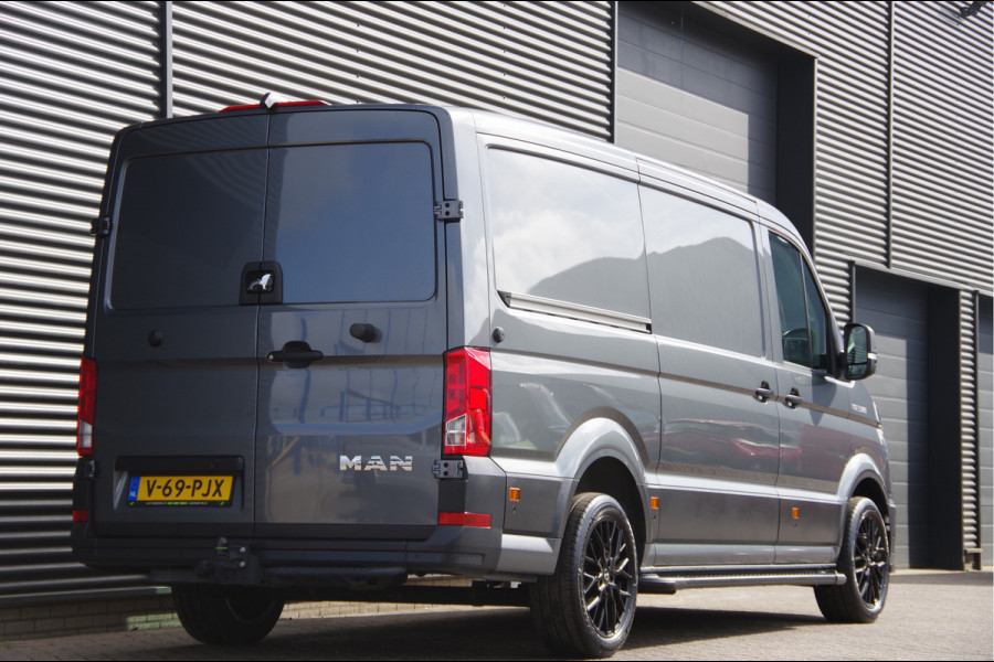 MAN TGE 3.180 35 2.0 L3H2 177PK AUT. LED, TREKHAAK, GEV. ERGO ACTIVE STOEL, STANDKACHEL, STOELVERWARMING, STUURVERWARMING, VOORRUIT VERW