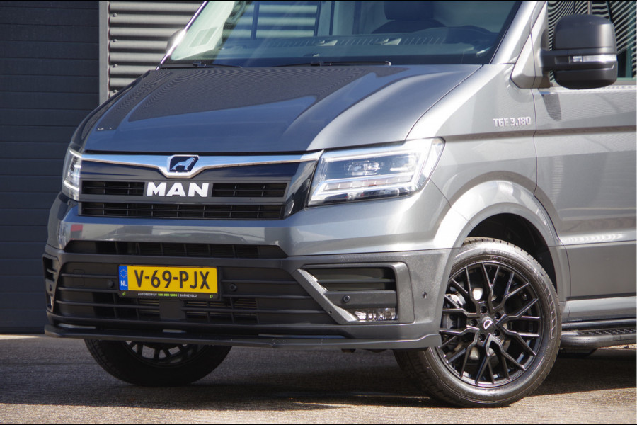 MAN TGE 3.180 35 2.0 L3H2 177PK AUT. LED, TREKHAAK, GEV. ERGO ACTIVE STOEL, STANDKACHEL, STOELVERWARMING, STUURVERWARMING, VOORRUIT VERW